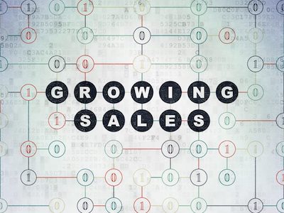 The words "Growing Sales" to illustrate post titled "Growing Sales on a Budget."