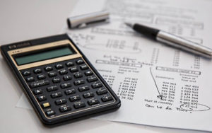 Calculator and worksheet to illustrate concept that bookkeeping is just the beginning.