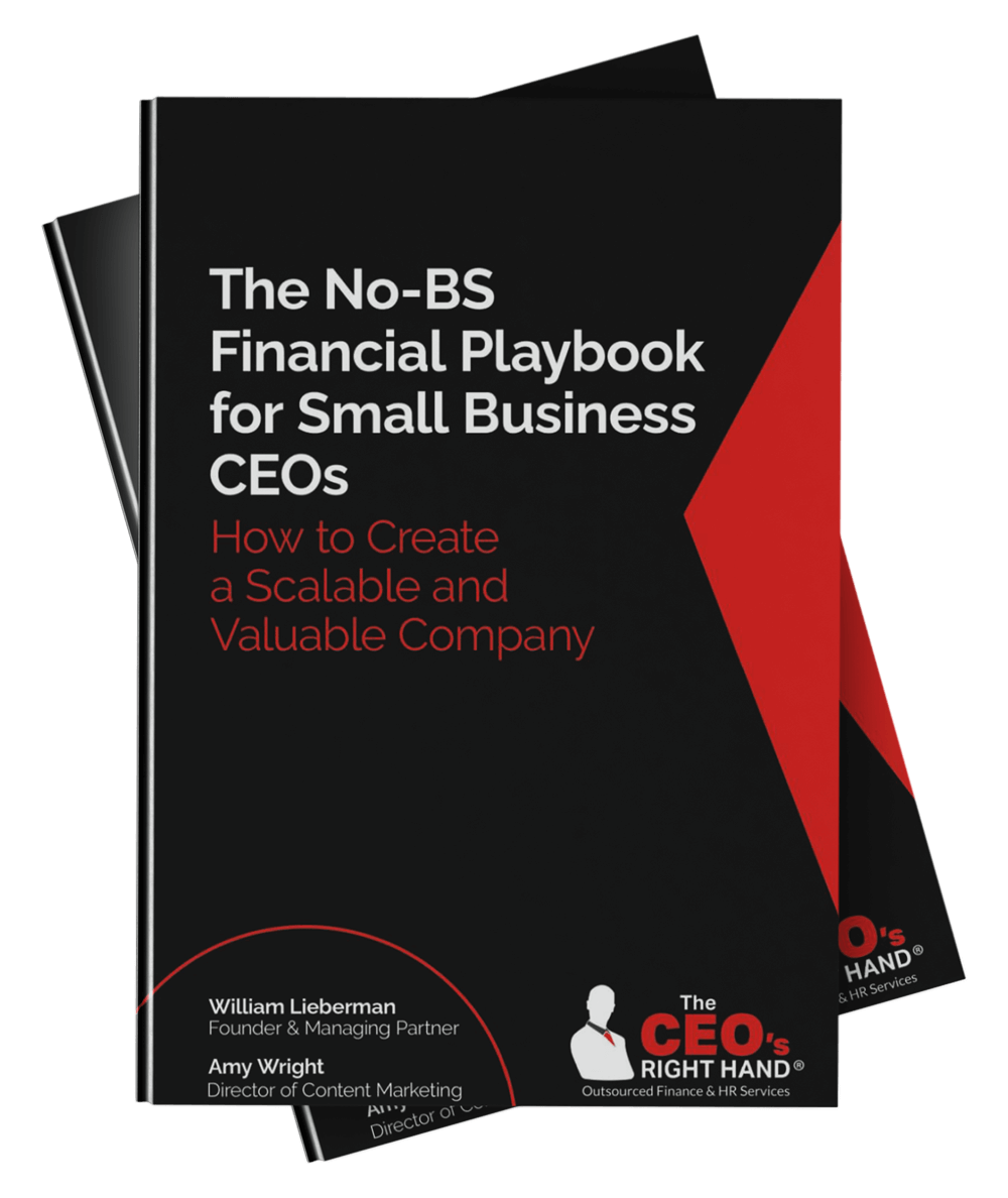 Stack of The No-BS Financial Playbook for Small Business CEOs Books