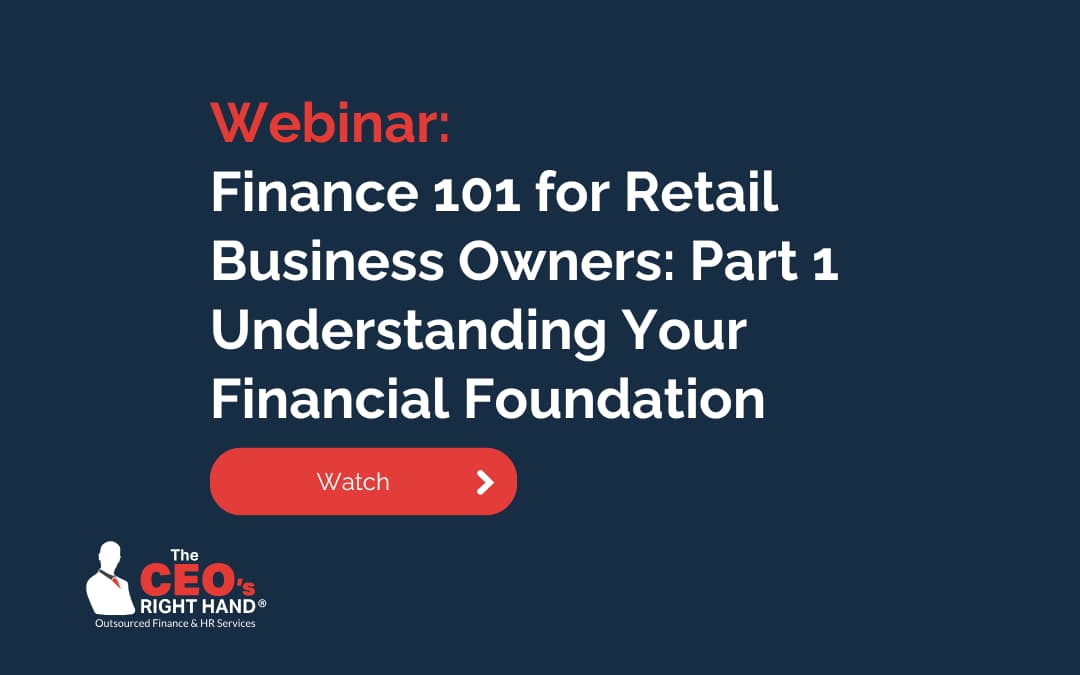 Finance 101 for Retail Business Owners - Part 1