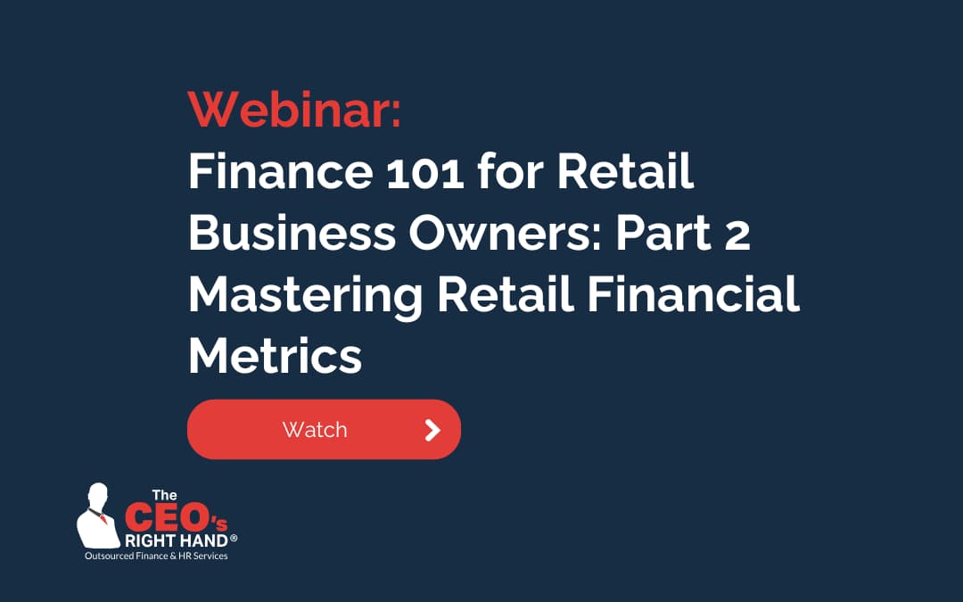 Finance 101 for Retail Business Owners - Part 2