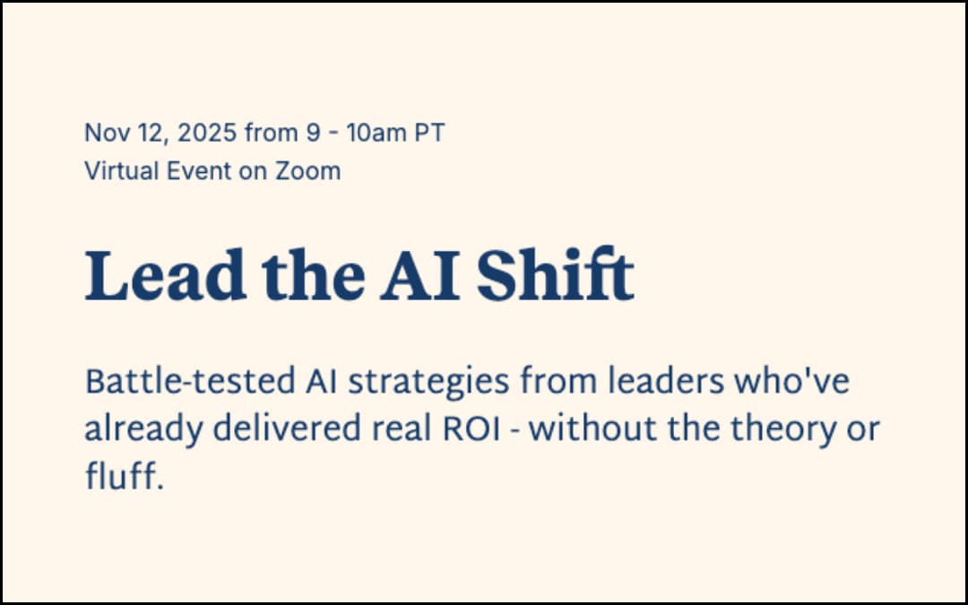 Lead the AI Shift