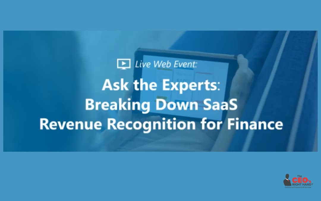 SaaS Revenue Recognition - Webinar