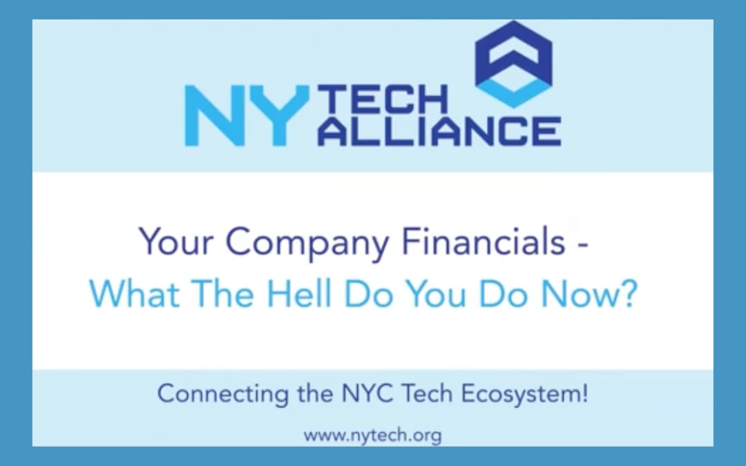 Your Financials: What the Hell Do You Do Now? - Webinar