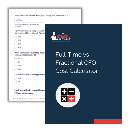 Thumbnail of CFO cost calculator to illustrate a page answering the question "how much does a fractional CFO cost?"